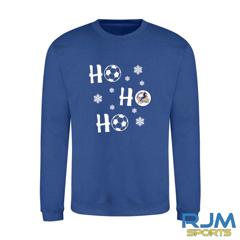 Cumbernauld Colts FC Christmas HO HO HO Sweatshirt - Image 3