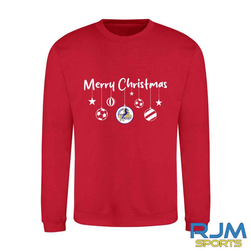 Cumbernauld Colts FC Christmas Merry Christmas Sweatshirt - Image 4