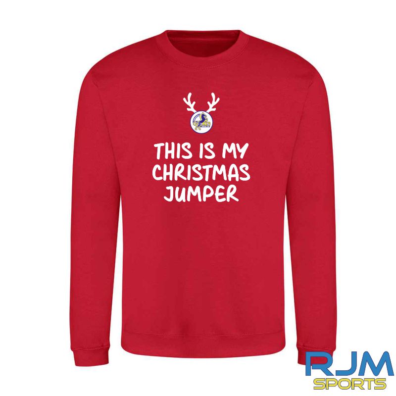 Cumbernauld Colts FC Christmas This is my Christmas Jumper Sweatshirt - Image 3