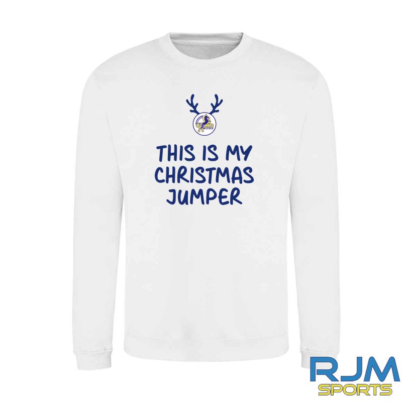 Cumbernauld Colts FC Christmas This is my Christmas Jumper Sweatshirt - Image 4