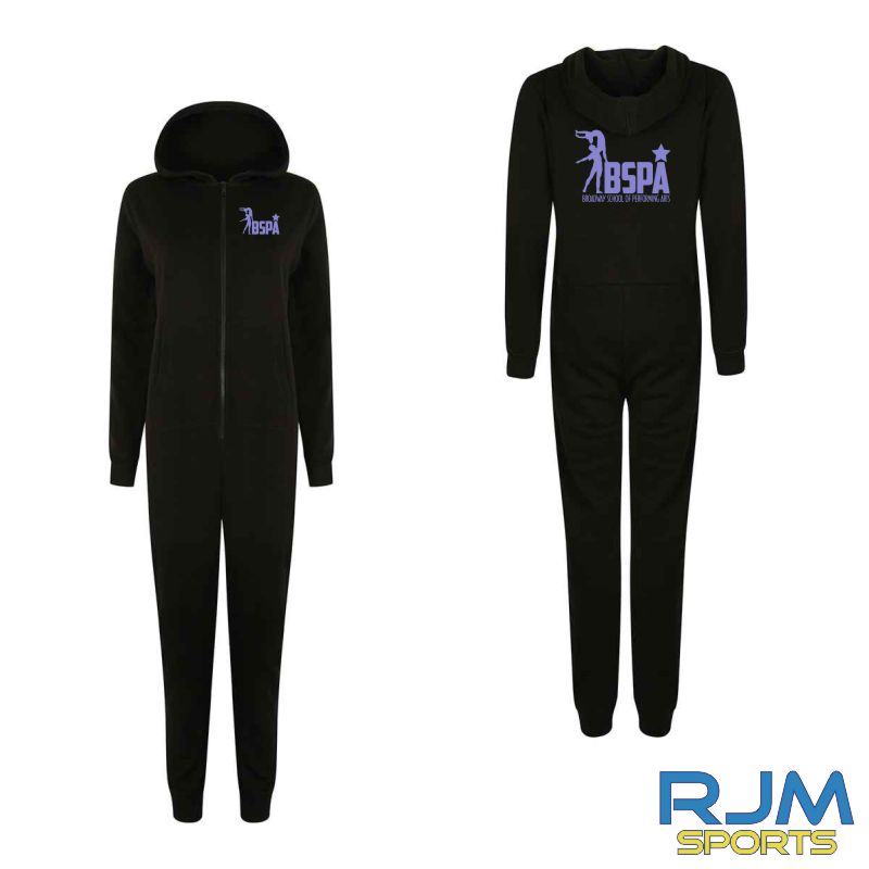 BSPA Adults Original Logo Onsie Black - Image 3