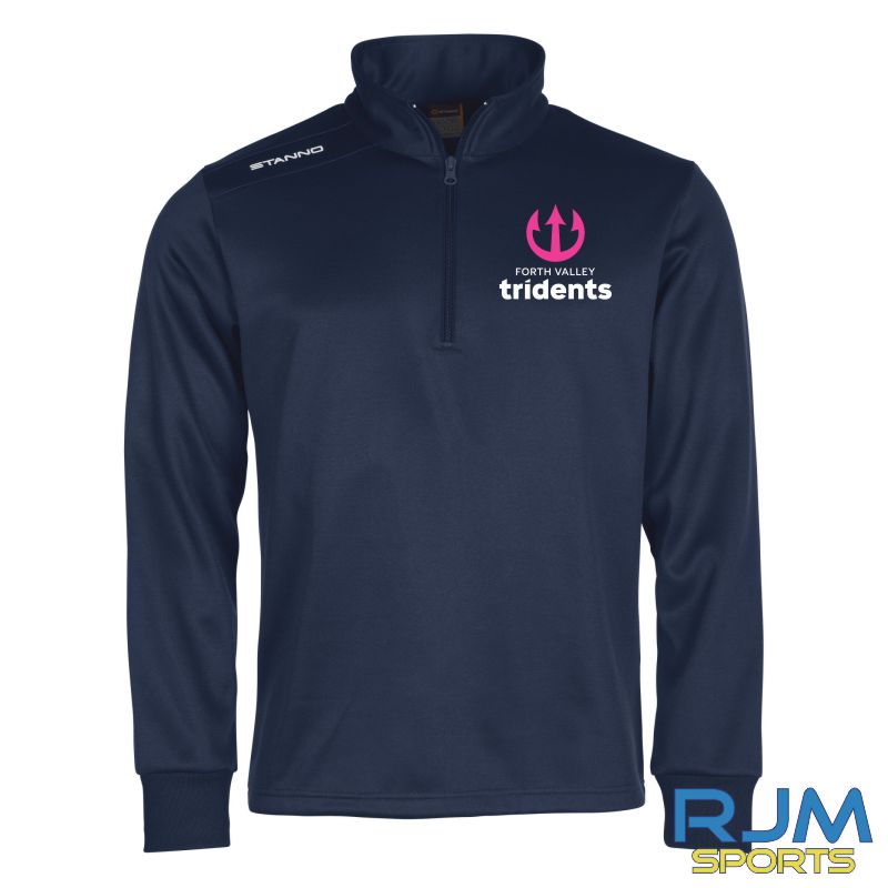Forth Valley Tridents Stanno Field 1/4 Zip Top Navy - Image 4