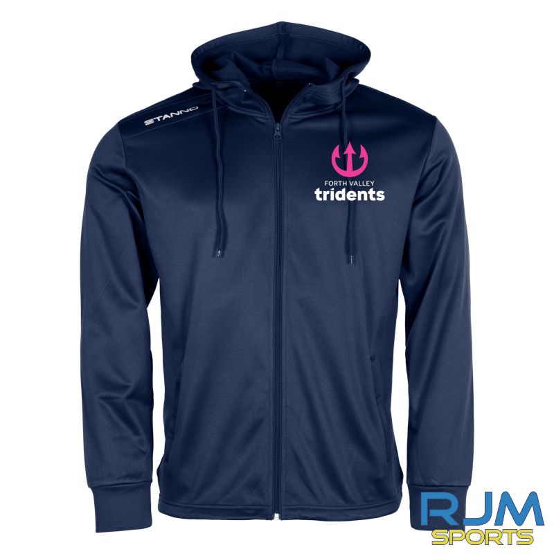 Forth Valley Tridents Stanno Field Hooded Full Zip Top Navy - Image 4
