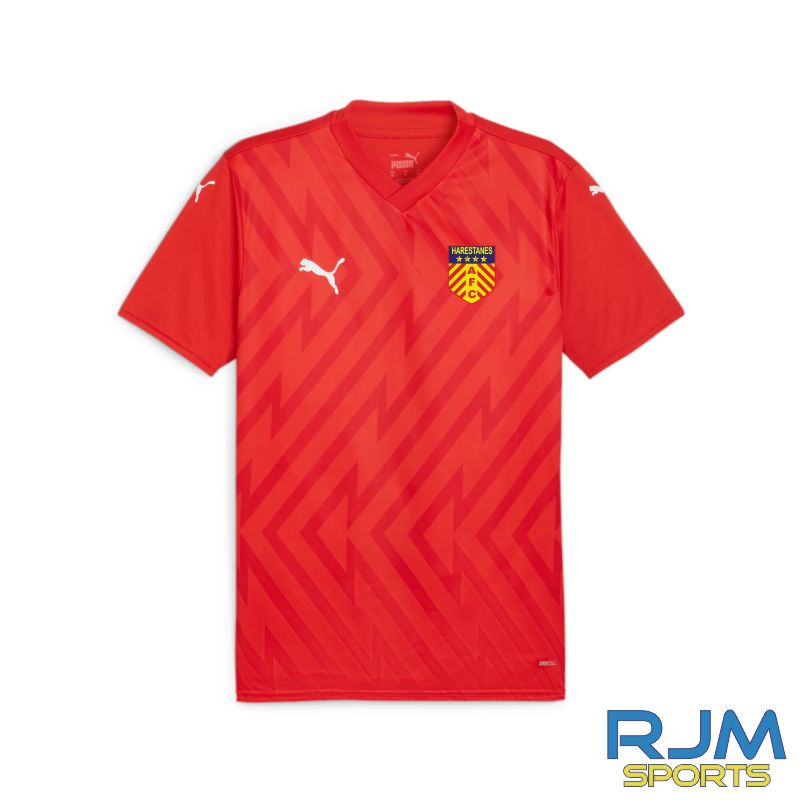 Harestanes AFC Home Puma Team Glory Jersey Red White