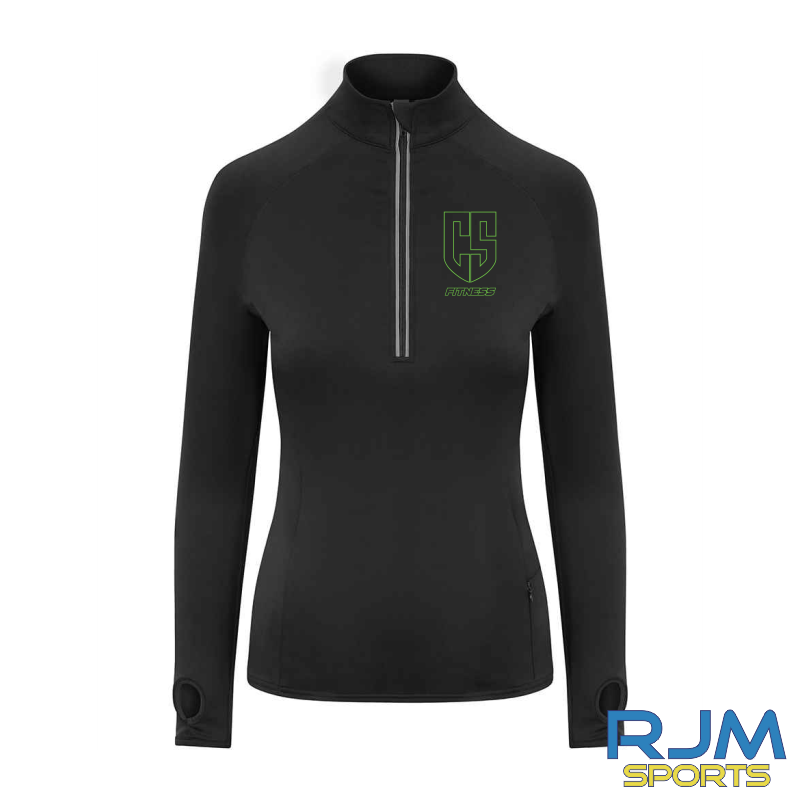 CS Fitness Cool-Flex Half Zip Top Female Fit