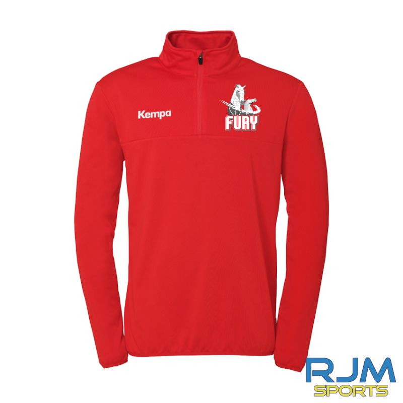 Falkirk Fury Kempa 1/4 Zip Top Red