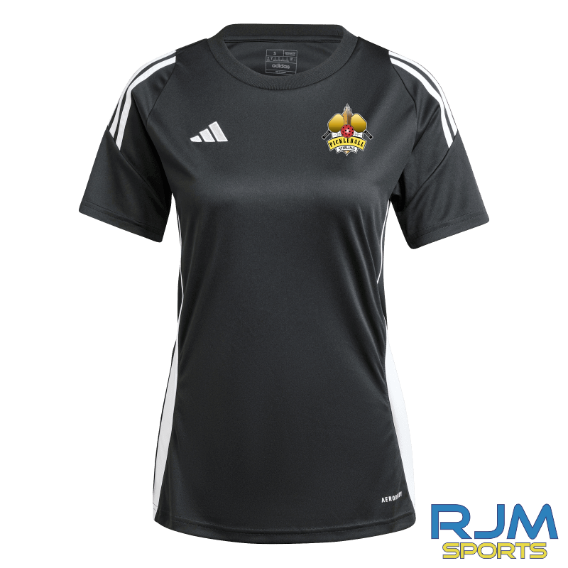 Pickleball Stirling Adidas Ladies Tiro 24 Jersey Black/White