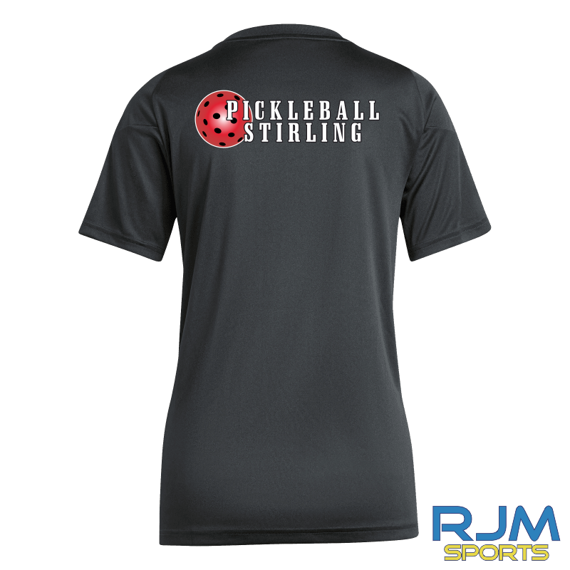 Pickleball Stirling Adidas Ladies Tiro 24 Jersey Black/White - Image 2