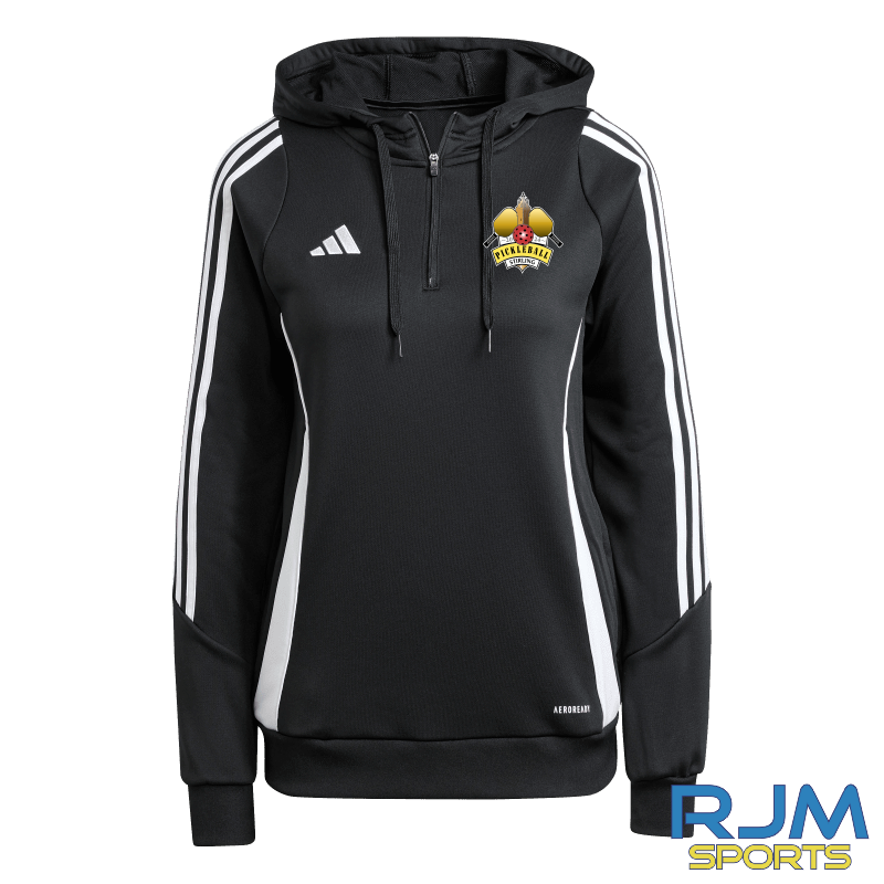 Pickleball Stirling Adidas Ladies Tiro 24 Training Hoodie Black/White