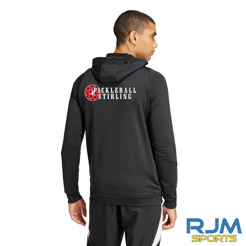 Pickleball Stirling Adidas Tiro 24 Training Hoodie Black/White - Image 2