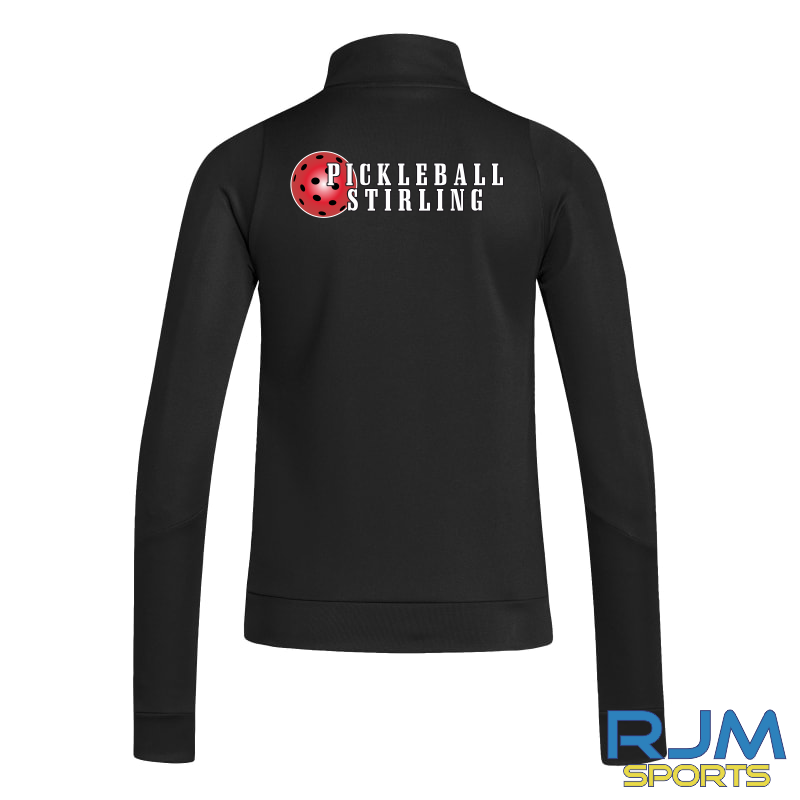 Pickleball Stirling Adidas Ladies Tiro 24 Training Jacket Black/White - Image 2