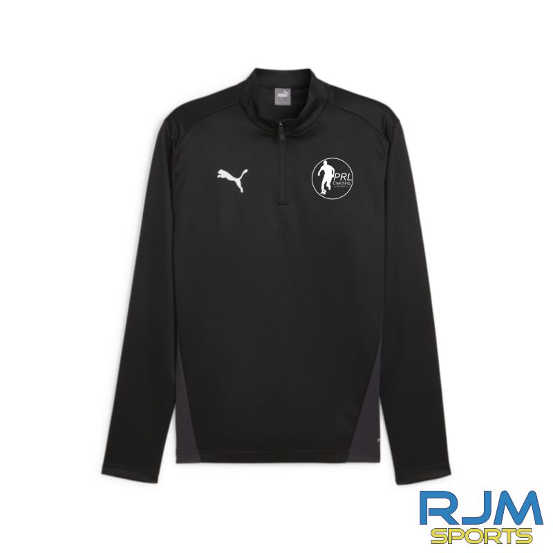 PRL Coaching Players Puma TeamGoal 1/4 Zip Black