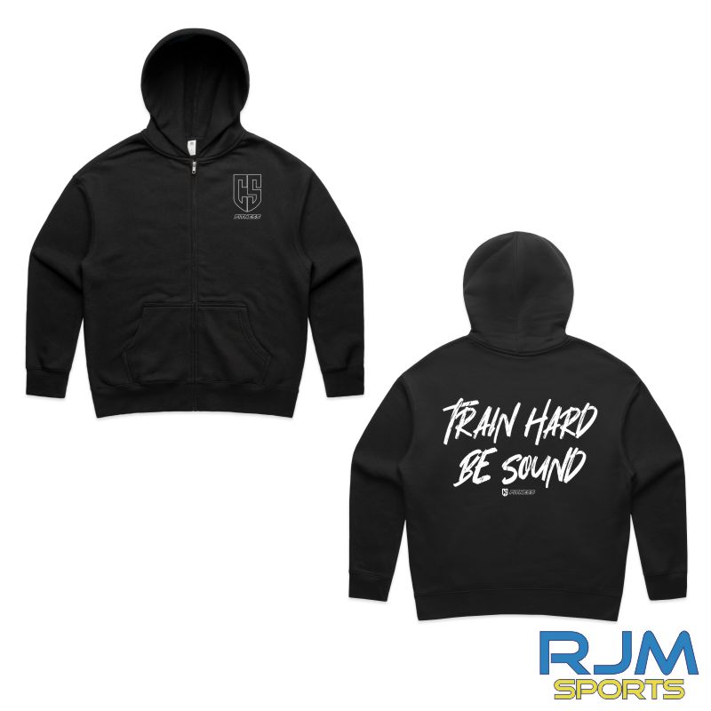 CS Fitness 'Train Hard Be Sound' Relax Zip Hood Female Fit