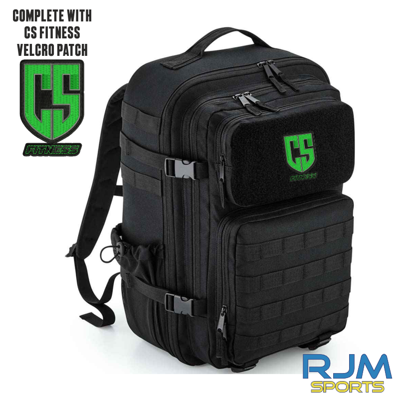 CS Fitness Velcro Backpack with CS Fitness Velcro Badge