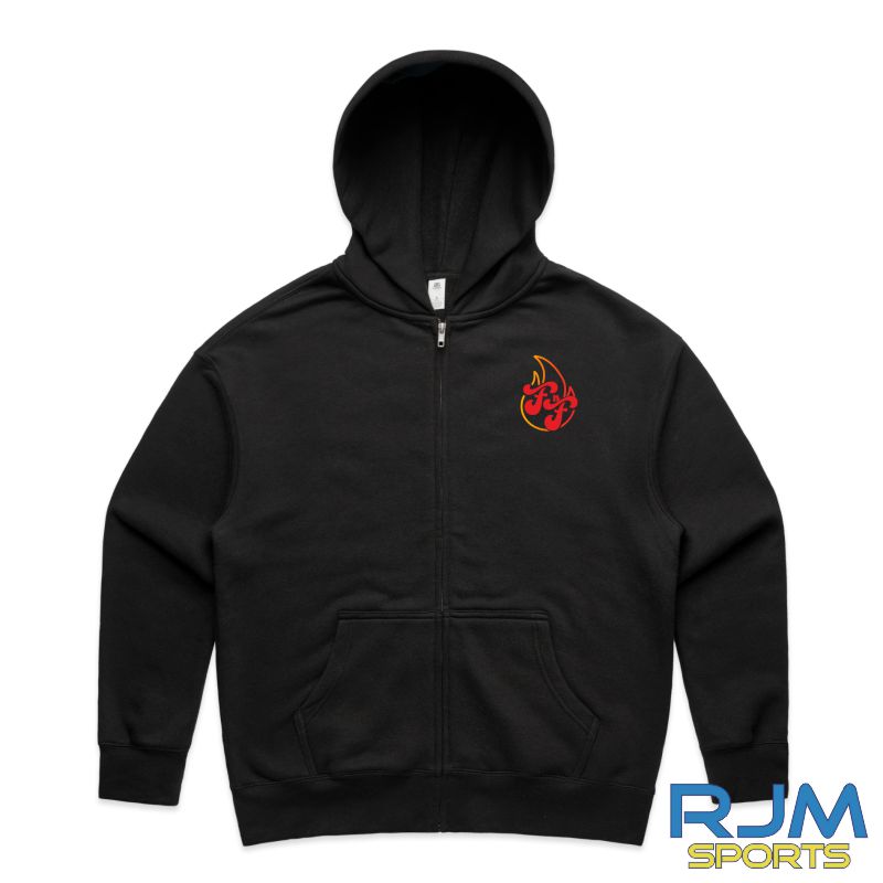 Fit n Funky Relax Zip Hood Black