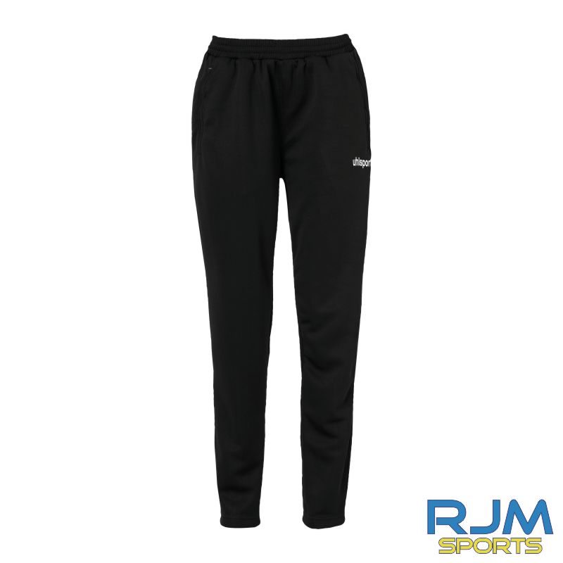 Linlithgow Rose Community FC Female Fit Coaches Uhlsport Essential Performance Pants Black