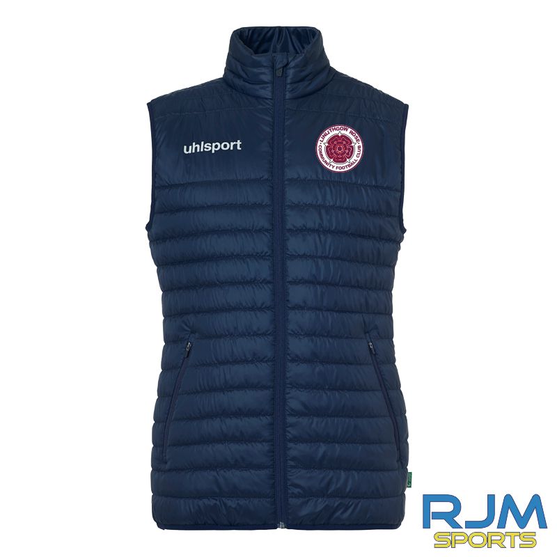 Linlithgow Rose Community FC Female Fit Training Uhlsport Ultra Lite Vest Navy