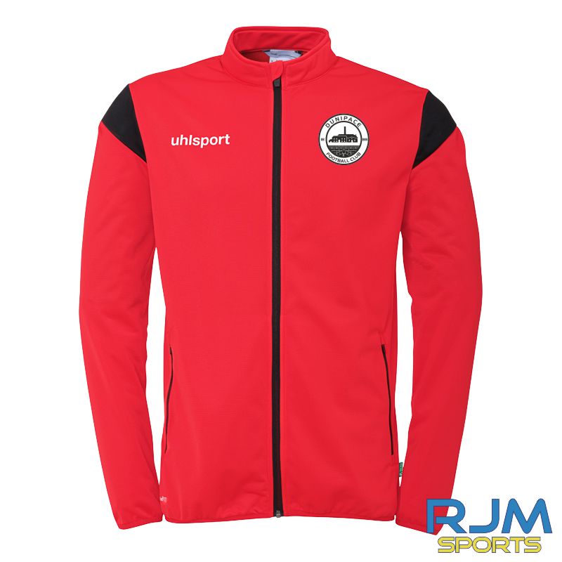Dunipace FC Match Day Uhlsport Squad 27 Classic Jacket Red/Black