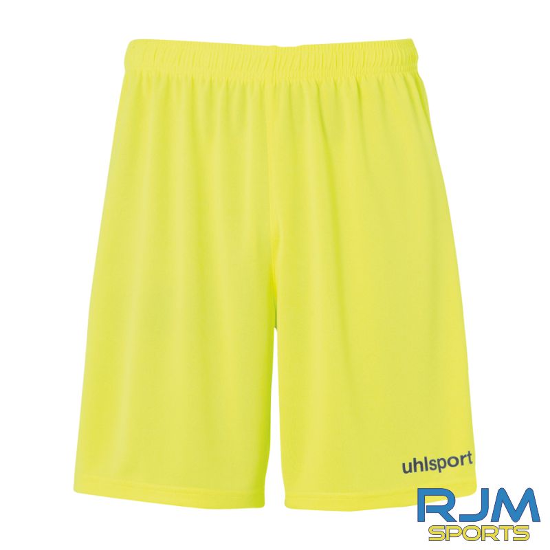 Dunipace FC Uhlsport Centre Basic Home Goalkeeper Short Fluo Yellow/Black