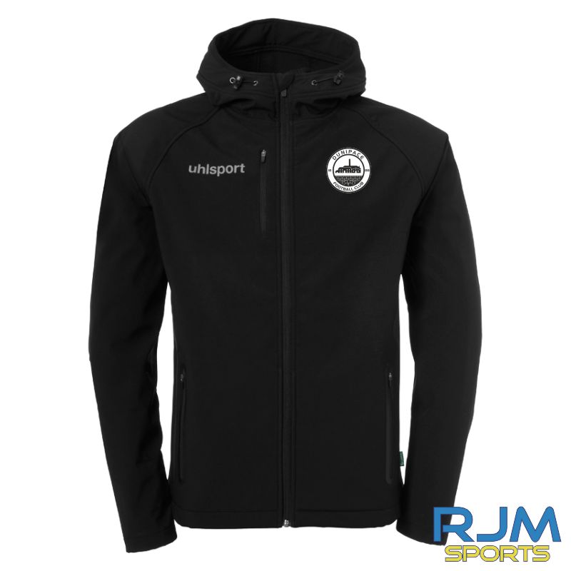 Dunipace FC Uhlsport Essential Softshell Jacket Black
