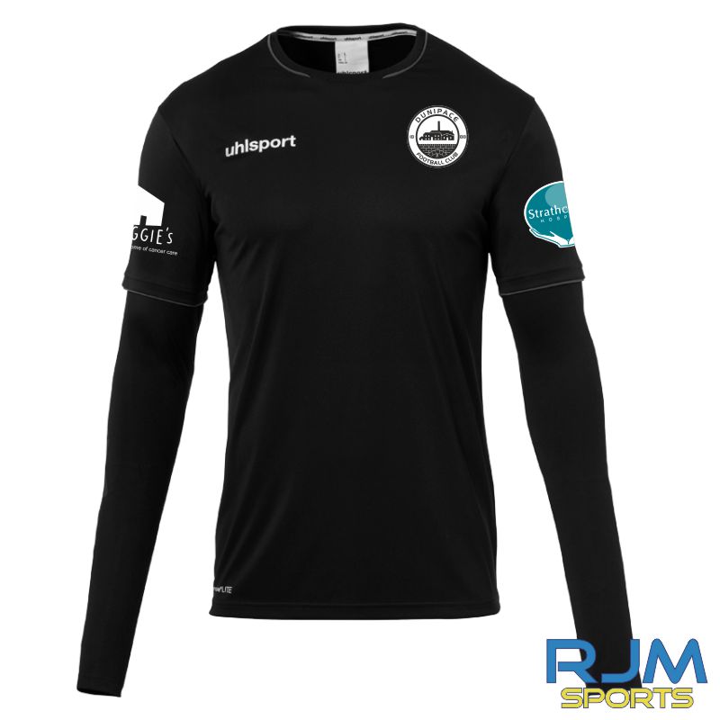 Dunipace FC Uhlsport Save Away Goalkeeper Jersey Black/Anthra