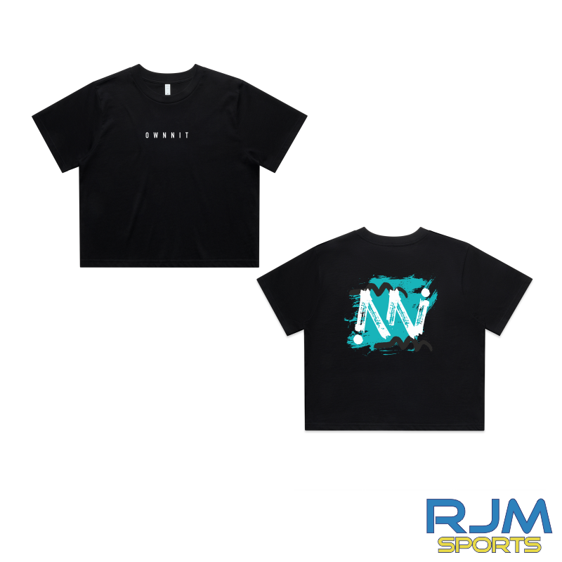 OWNNIT Fitness Grafitti Print Classic Crop T-Shirt