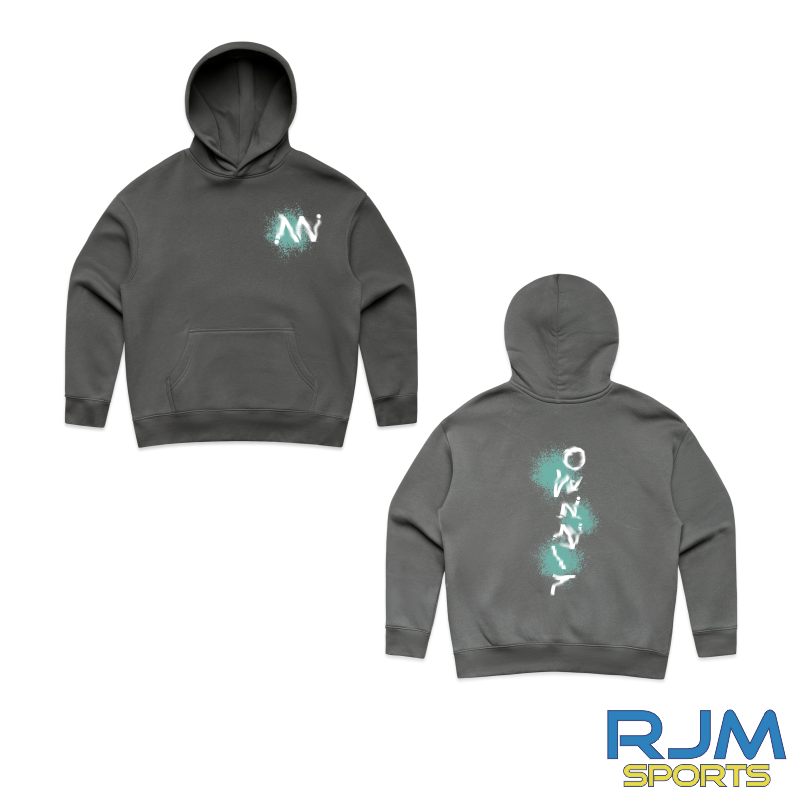 OWNNIT Fitness Distorted Spray Print Relax Hoodie Female Fit