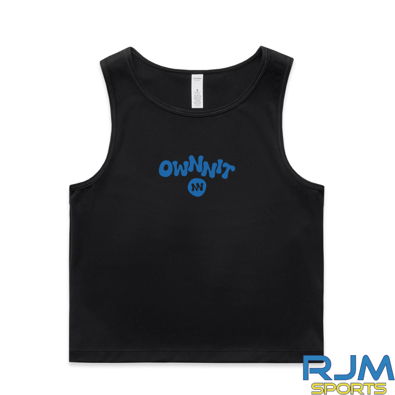 OWNNIT Fitness Bubble Print Active Crop Tank