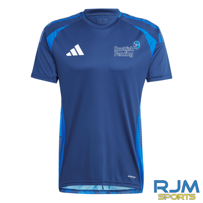 Scottish Fencing Adidas Tiro 24 Competition Match Shirt Navy/Royal