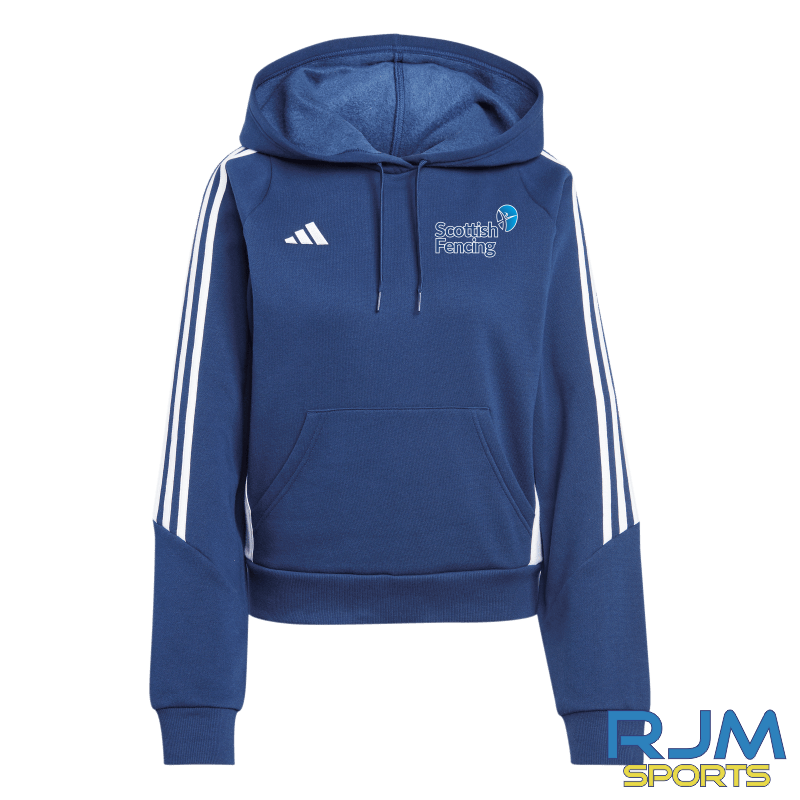 Scottish Fencing Adidas Women's Tiro 24 Sweat Hoodie Navy/White