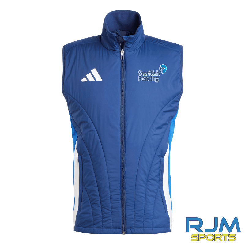 Scottish Fencing Adidas Women's Tiro 24 Competition Winterized Vest Navy/Royal