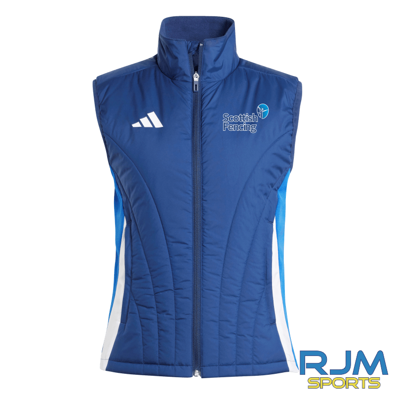 Scottish Fencing Adidas Tiro 24 Competition Winterized Vest Navy/Royal