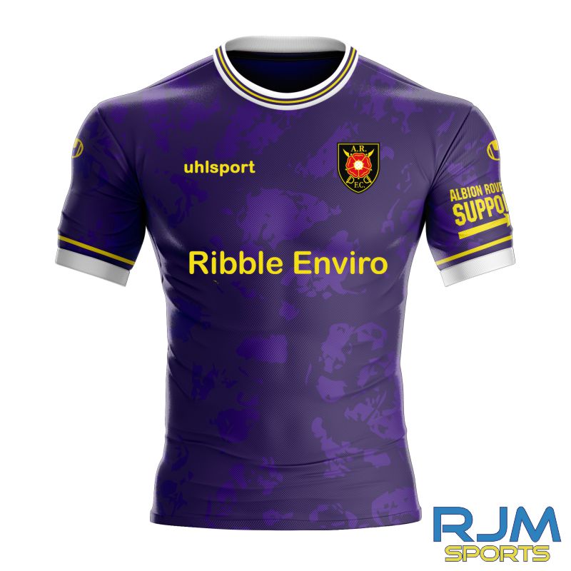 Albion Rovers FC 2025/26 Away Shirt Purple/Fluo Yellow