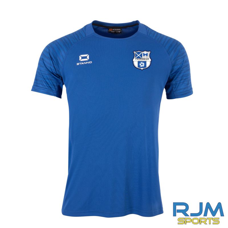 Calderbraes FC Stanno Bolt Home Shirt Royal/White