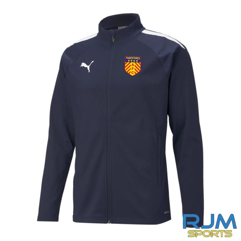 Harestanes AFC Puma Team Liga Tracksuit Jacket Peacoat White