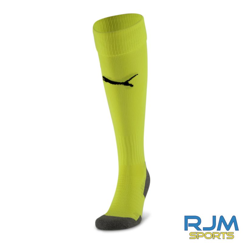 Harestanes AFC Home Goalkeeper Puma Liga Core Socks Fluo Yellow/Black
