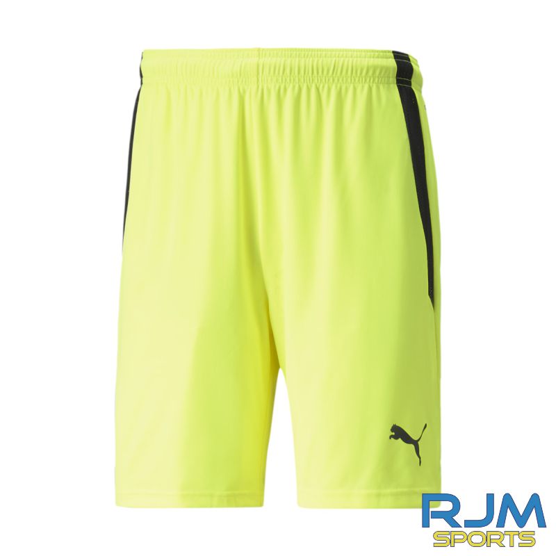 Harestanes AFC Home Goalkeeper Puma Team Liga Shorts Fluo Yellow/Black