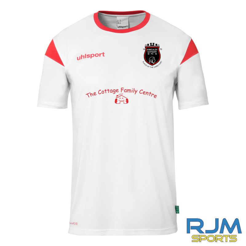 Kirkcaldy & Dysart FC 3rd Kit Uhlsport Squad 27 Jersey White/Red