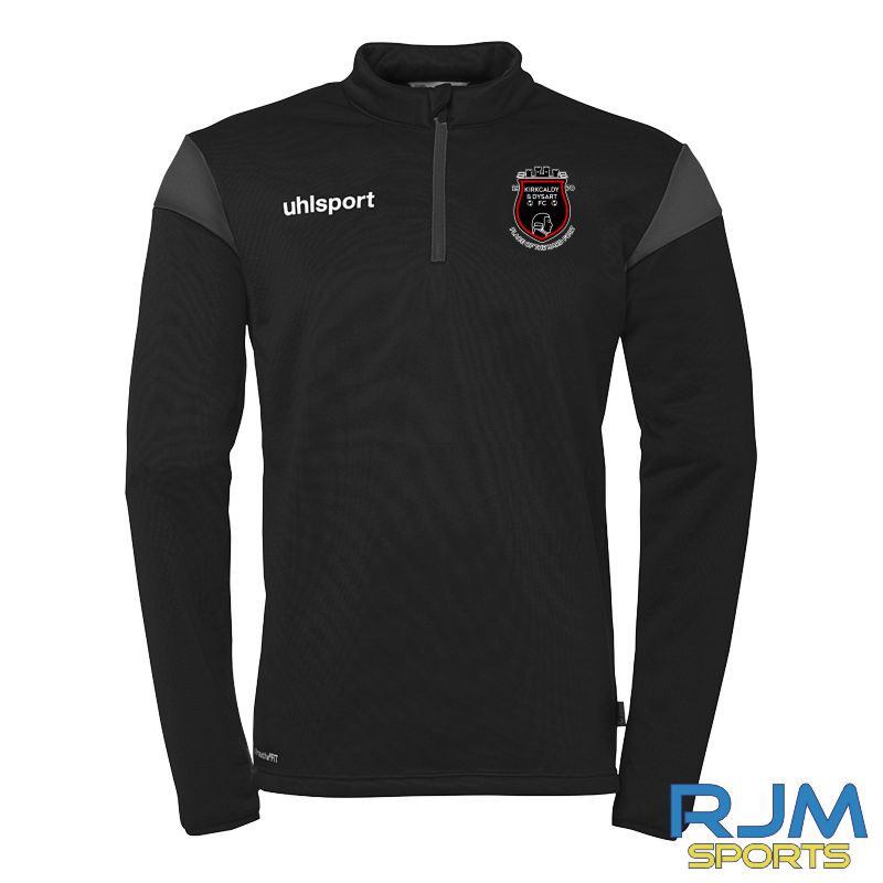 Kirkcaldy & Dysart FC Uhlsport Squad 27 1/4 Zip Black
