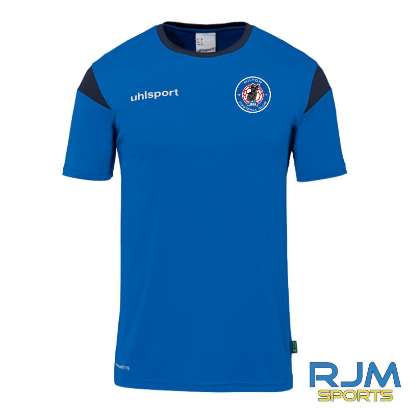 Milton FC Training Kit Uhlsport Squad 27 Jersey Azure/Navy