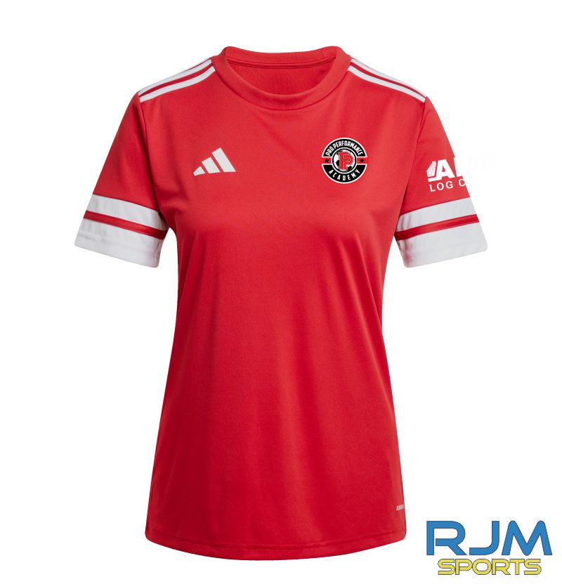 Pro Performance Academy Adidas Women's Squadra 25 Jersey Red/White
