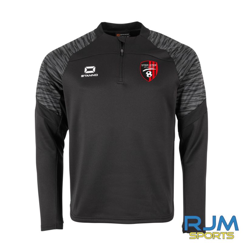 Step by Step Academy Stanno Bolt Quarter Zip Black