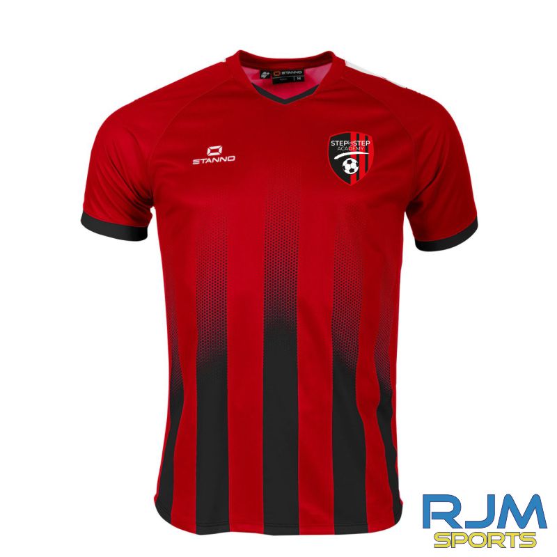 Step by Step Academy Stanno Vivid Home Shirt Red/Black