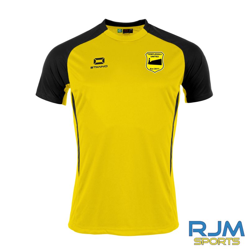 Templehall United Stanno Stadio Home Shirt Yellow/Black
