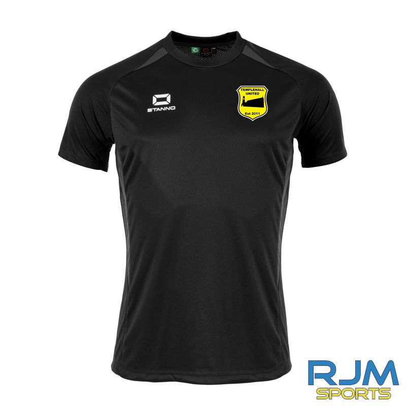 Templehall United Stanno Stadio Coaches Shirt Black/Anthracite