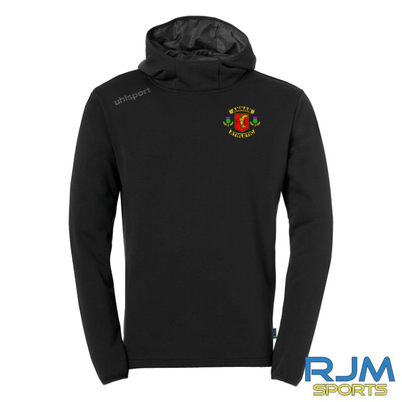 Annan Athletic FC Uhlsport Essential Hoodie Black