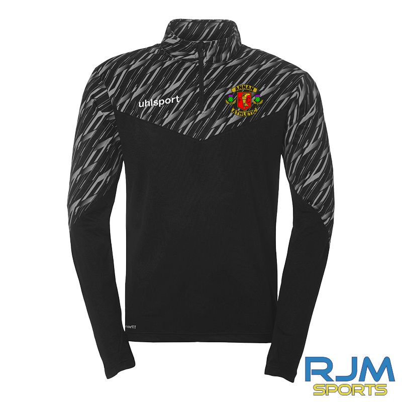 Annan Athletic FC Uhlsport Progresive 28 1/4 Zip Black