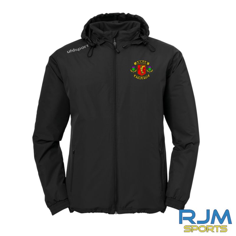 Annan Athletic FC Uhlsport Essential Coach Jacket Black