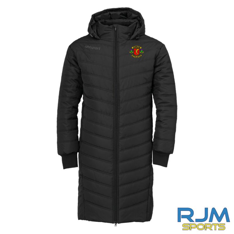 Annan Athletic FC Uhlsport Essential Winter Bench Jacket Black