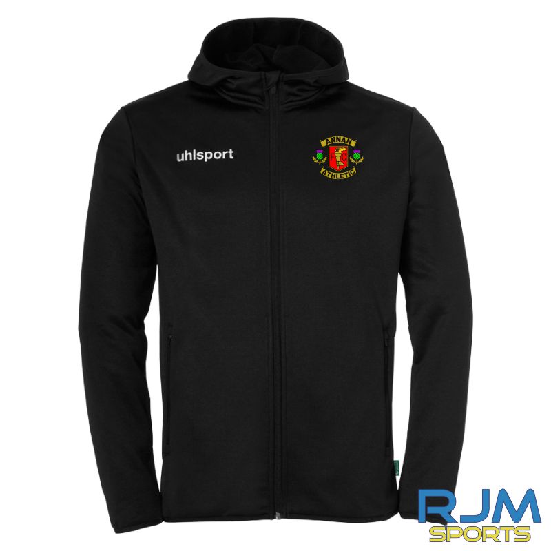 Annan Athletic FC Uhlsport Essential Fleece Jacket Black